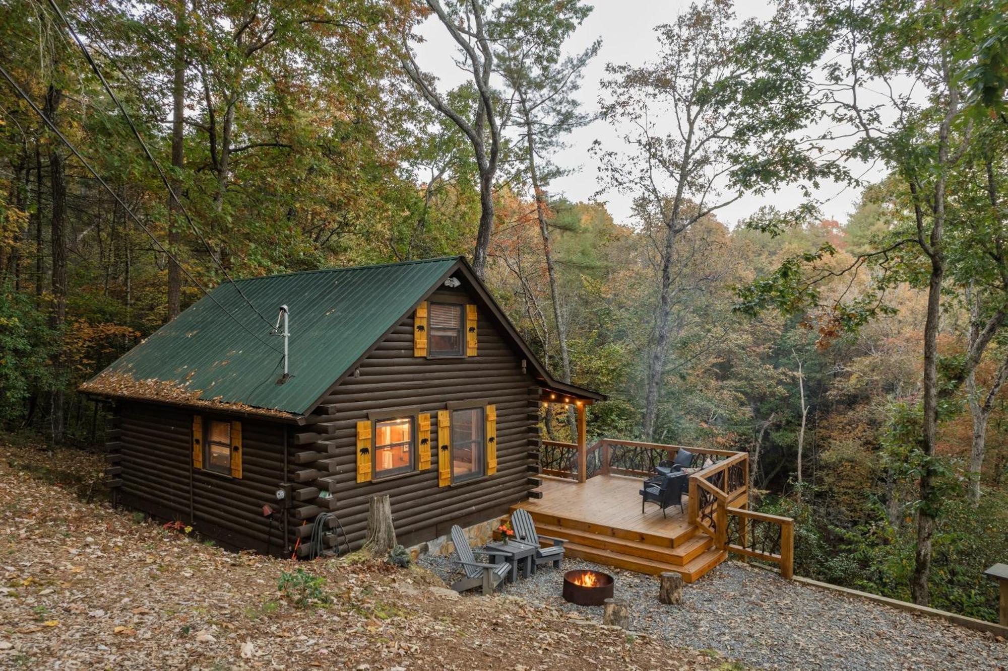 Log Cabin With Mountain View And Privacy Blue Ridge Kültér fotó