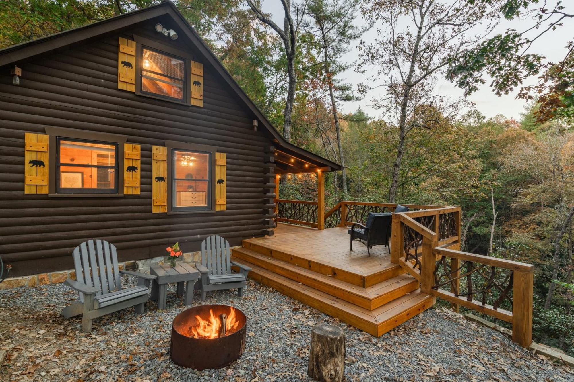 Log Cabin With Mountain View And Privacy Blue Ridge Kültér fotó